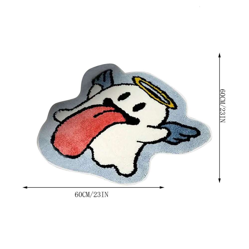 Halloween Cute Angel Ghost Anti Slip Mat Decor Bedroom Rug Doormat Bathmat Carpet Bathroom Entrance Floor Mat Halloween Decor 70A