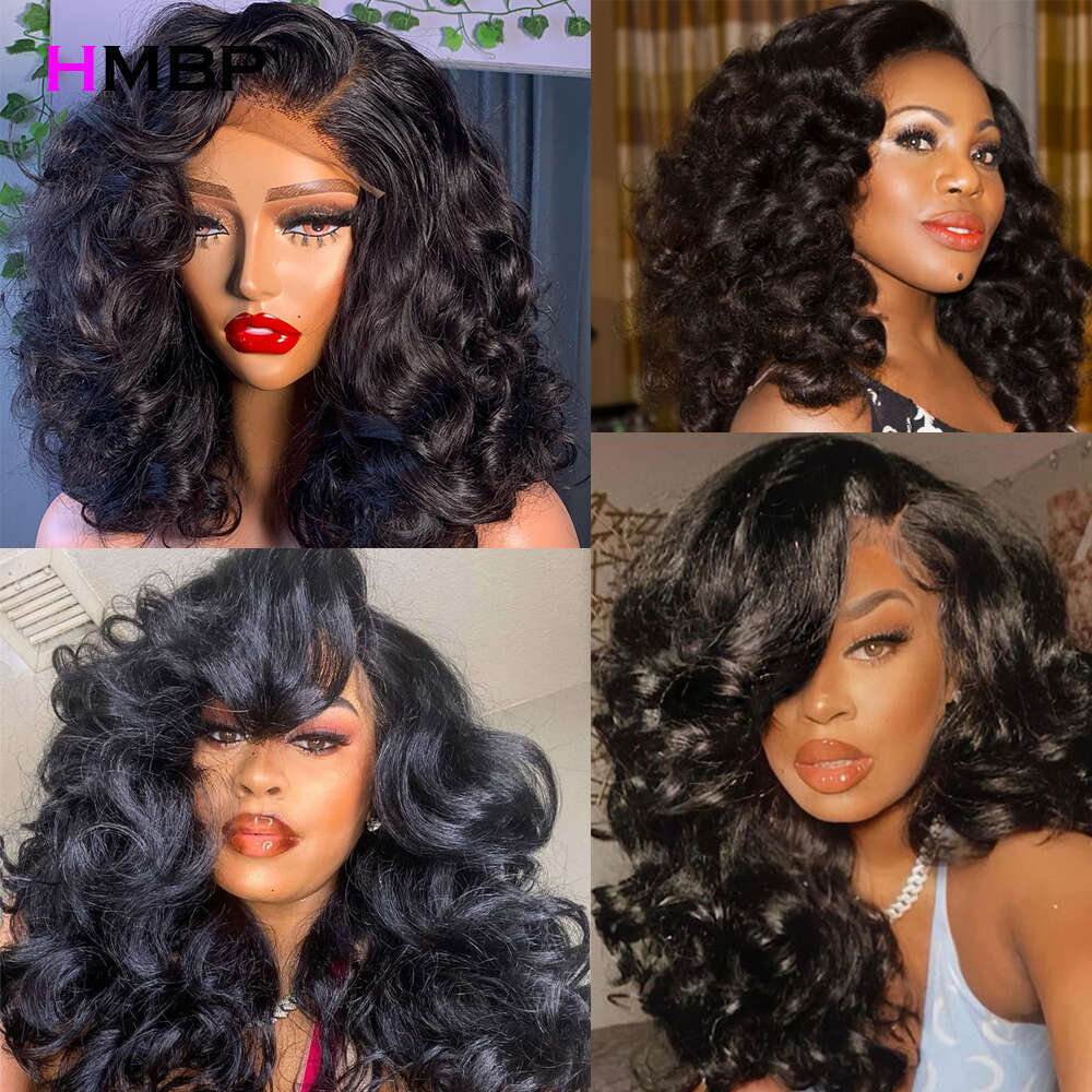 30 32 Inch Double Drawn Glueless Pre Plucked 13X6 Hd Frontal Wig Transparent Lace Human Hair Wigs For Women