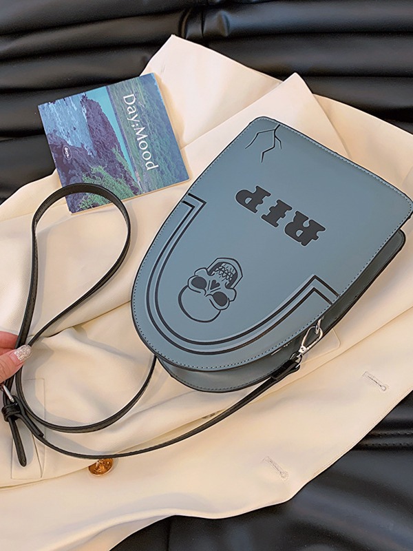 2025 Designer Women Fashion Halloween 3 Bag Gifts RIP Skull Pattern for Home Dec Outdoor Indoor Party Decoration