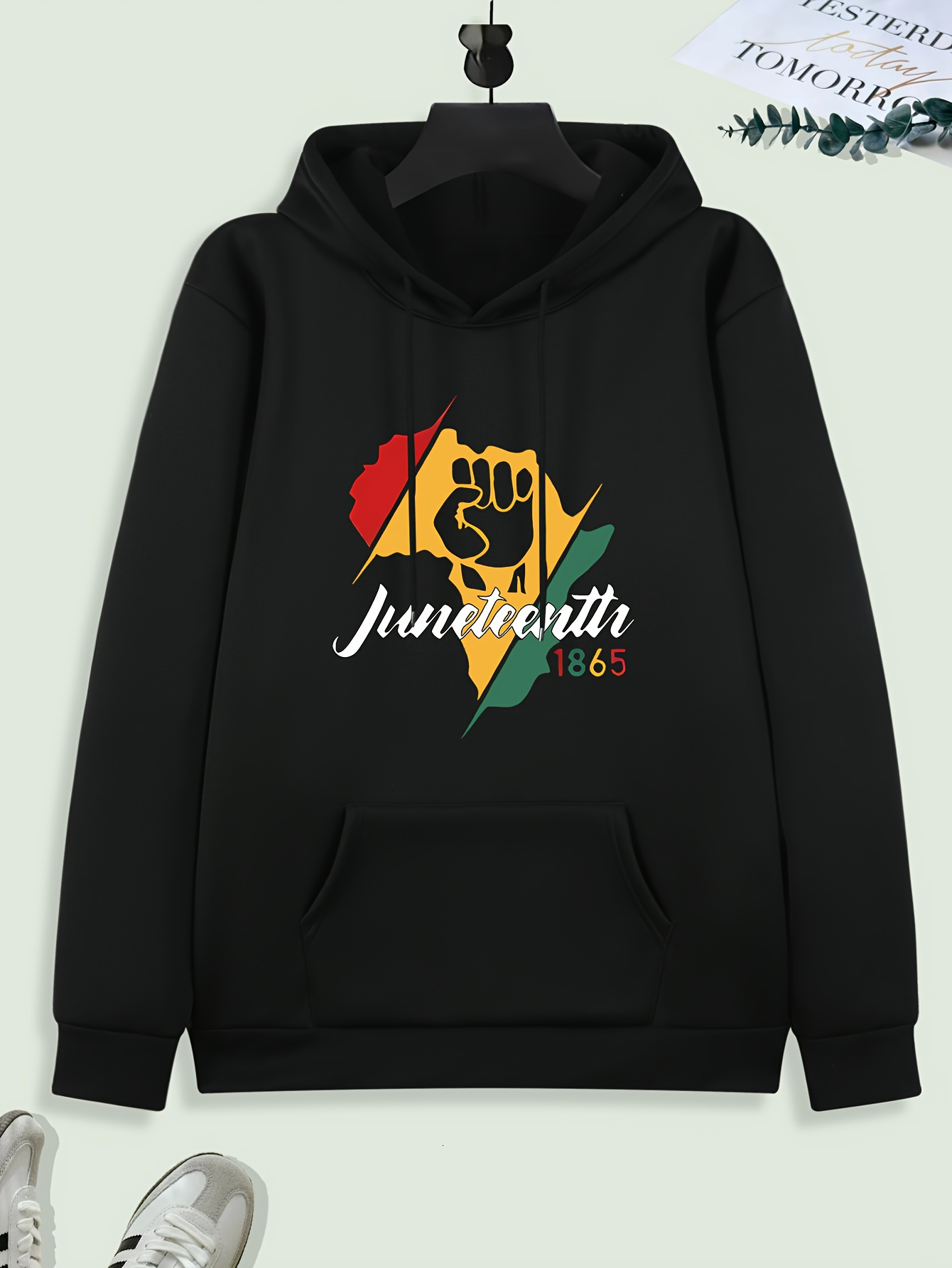 Juneteenth Men's Creative Pattern Print Hoodie
