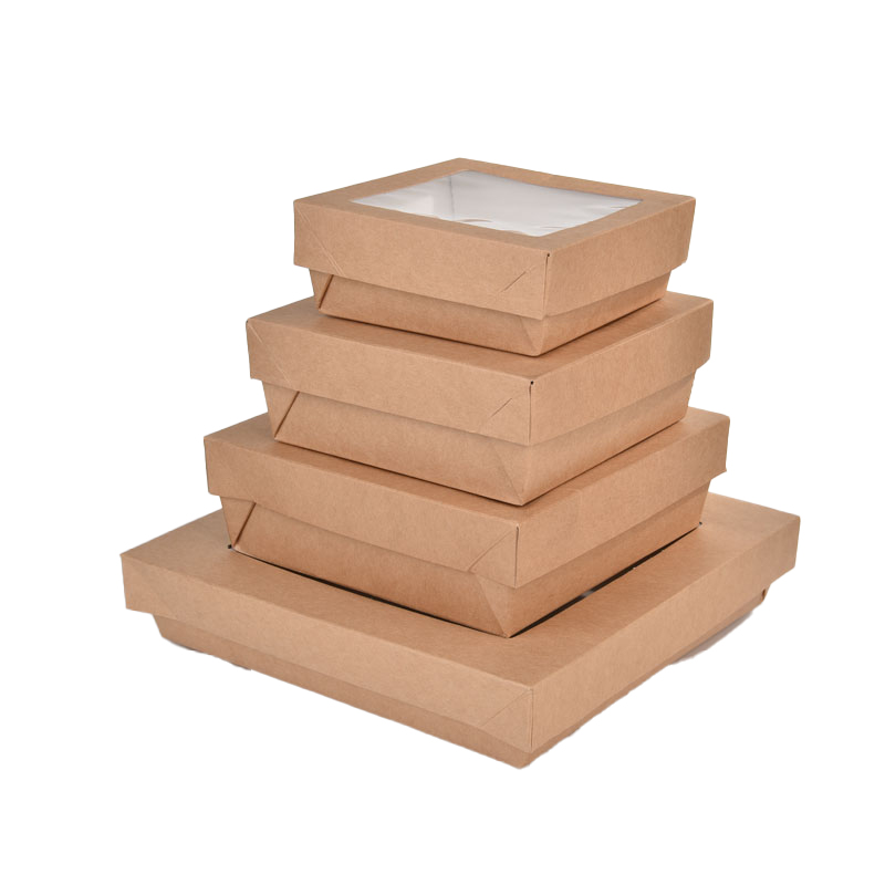 Tailor-made Disposable Kraft Packaging Boxes Wholesale Custom Packaging Boxes Commercial Packaging 160 pcs per piece