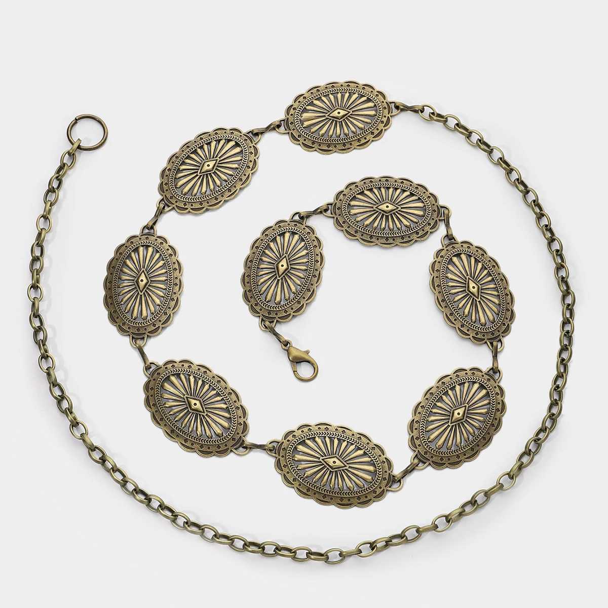 Daisy Fashion Versatile Decorative Dress Womens Waist Chain Y240911