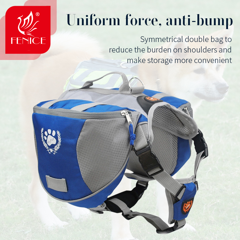 Fenice Professional Multi-Function Detachable Waterproof Breathable high-capacity Adjustable Pet Dog Bag Outdoor Backpa