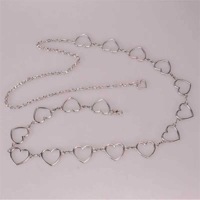 100cm waist belt pants classic waist chain love hollow girl suitable for hip-hop style fashionable slim belt fashionable X250410
