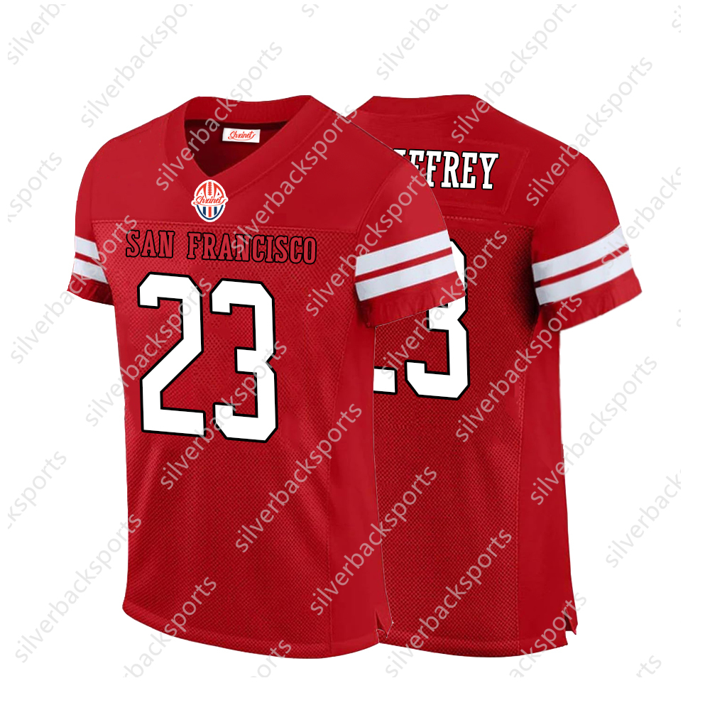 Mens/Youth/Women ed 49 85 George 5 Trey 23 Christian 13 Brock 11 Brandon 99 Javon 17 Malik 33Tarvarius Custom Football Jerseys This baseball uniform i