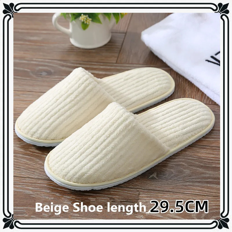 5 Pairs Winter Slippers Men Women el Disposable Slides Home Travel Sandals Hospitality Footwear One Size on Sale 240910