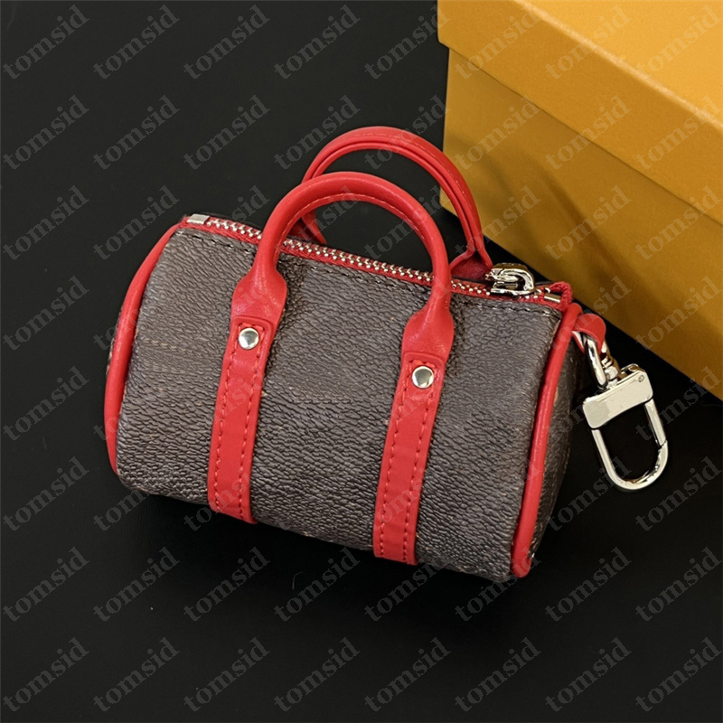 Designer Keychain Mini Pouch Womens Luxury Keyring Stainless Steel Classic Bag Charm Mens Fashion Key Chains Coin Pocket Bags Charm
