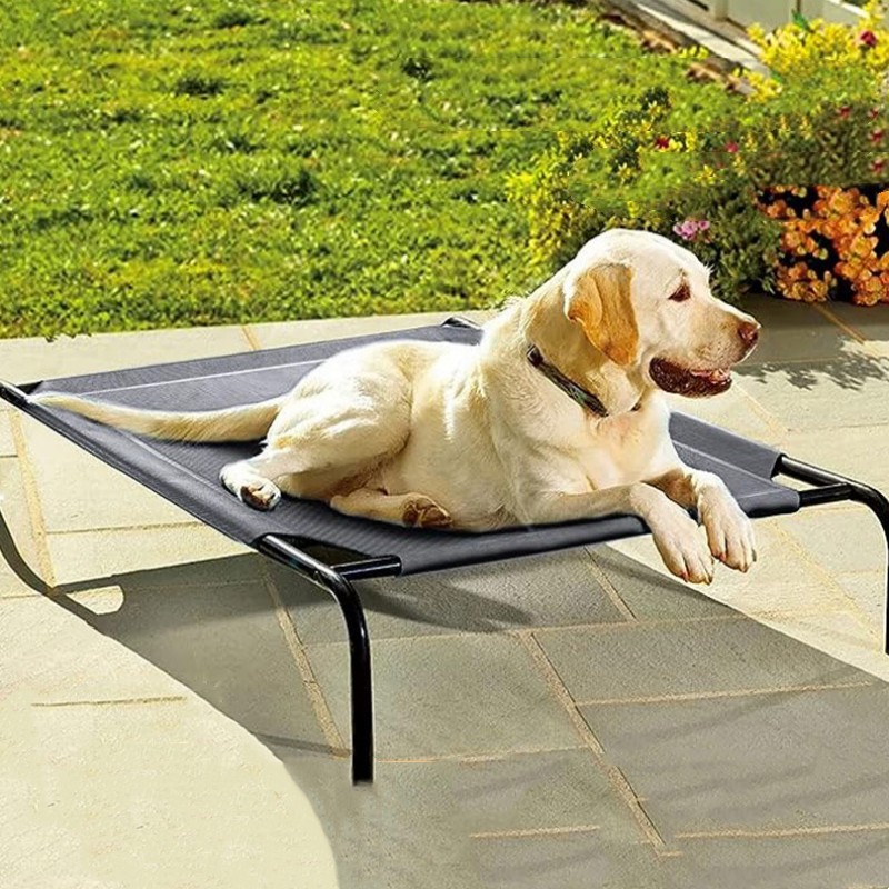 Detachable Bed Moisture Proof Dog Large Dogs Sleeping Kennel Breathable Iron Frame Beds for Pet Camping