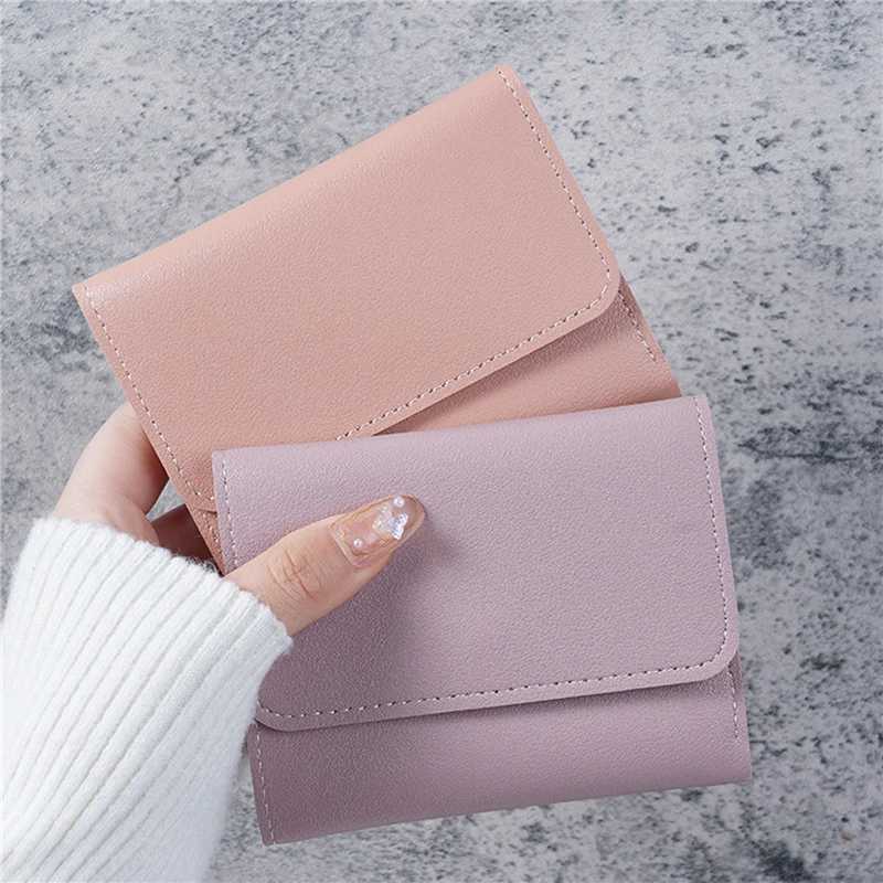 New Cute Womens Wallet Little Hass Cardholder PU Leather Coin Wallet Womens Wallet Short Wallet Z250411