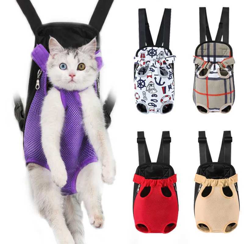 Pet Carrier Backpack Mesh Pattern Outdoor Travel Products Breathable Shoulder Handle Bags for Small Dog Cats Chihuahua backpackXJ240907