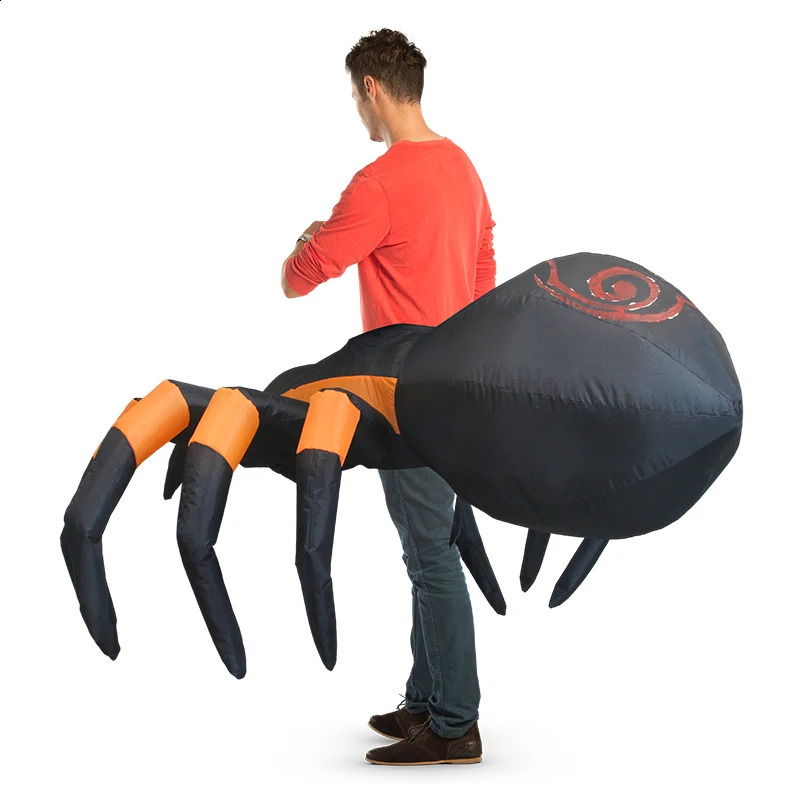 Spider Inflatable Costume for Adult Funny Air Blow Up Costumes Spider Costumes for Halloween Costume Parties 240911 - view 6