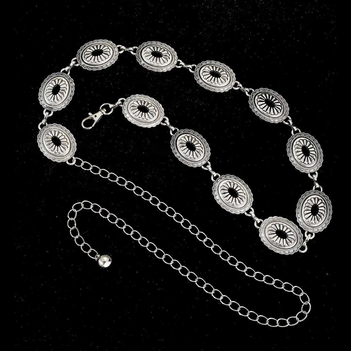 Daisy Fashion Versatile Decorative Dress Womens Waist Chain Y240911