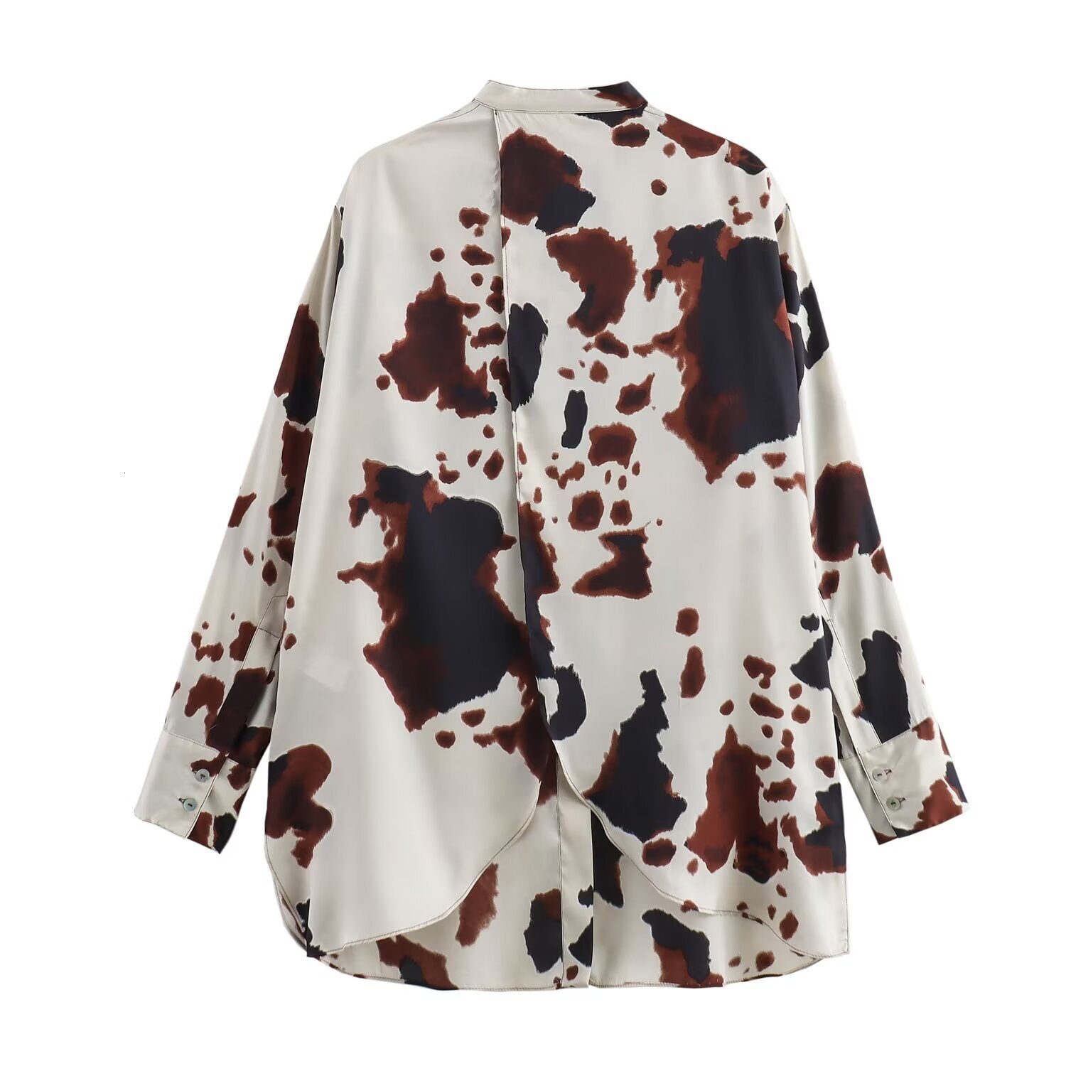 Summer New Product Womens Clothing Animal Pattern Printed Shirt+pants Set