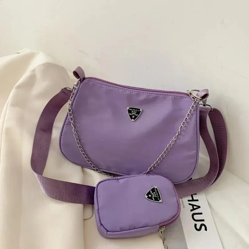 Nylon Crossbody Bag: Casual Portable Underarm Bag For Women, Students New Free Delivery Designer Bag