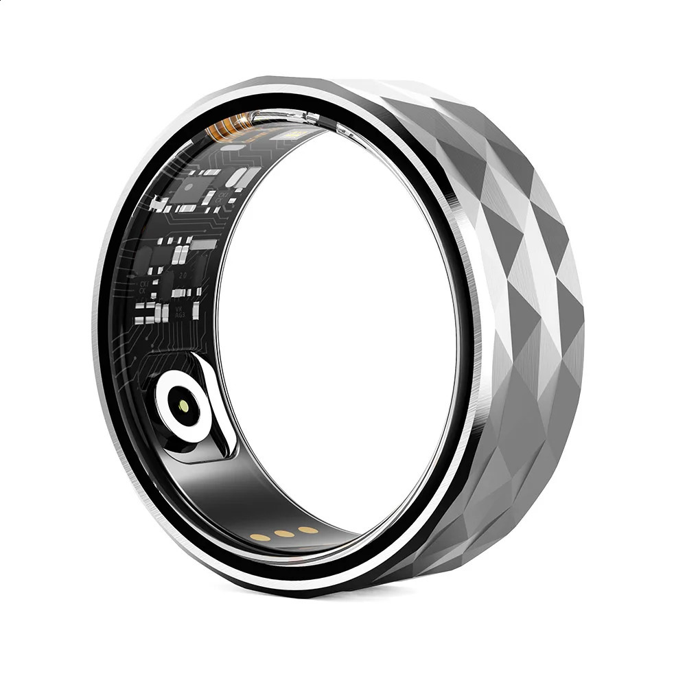 R12M Smart Ring IP68 Waterproof Health Monitor Multi sport Mode Step Distance Calorie Counter Fitness Ring Suitable for Android and iOS 240911
