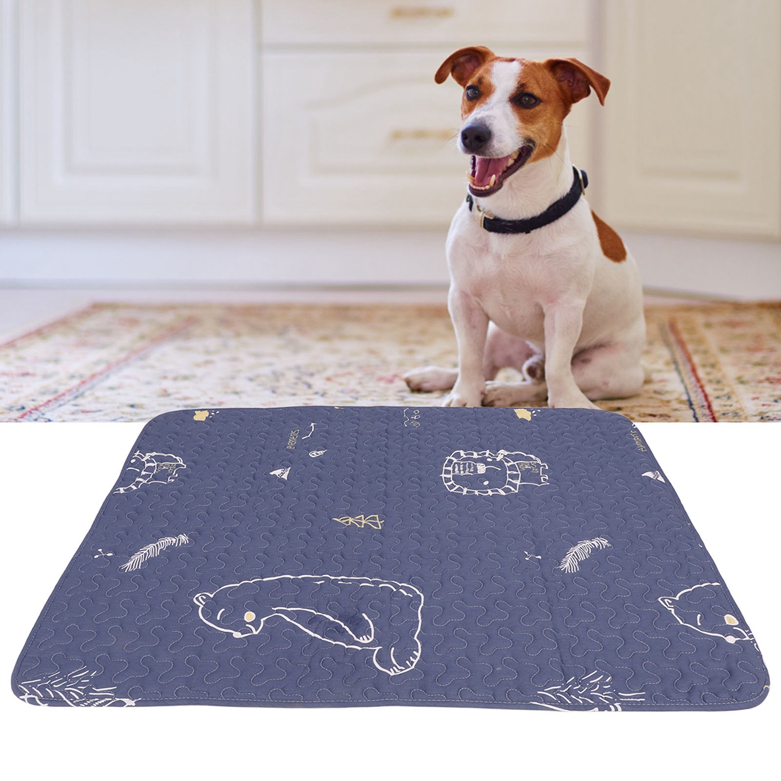 Pet Sleeping Mat Soft Cotton Super Absorbent Warm Comfortable Pet Bed Mat For Spring Autumn Dog