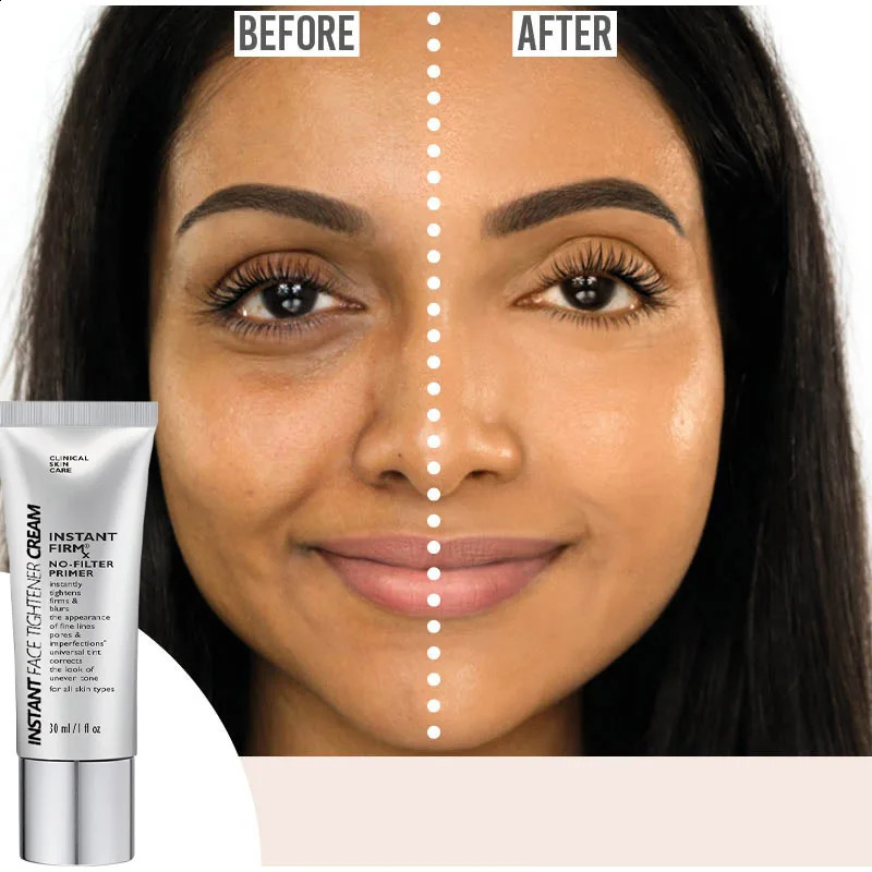 30ML Liquid Foundation Instant face Tightener Primer No Filter Base Cream Oil Control Even Skin Tone Cover Blemishes Face Makeup 240911
