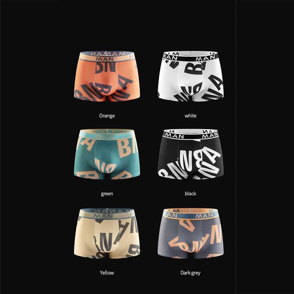 Drying Pcs Mens PantiesThin Underwear Quick 6 Breathable Shorts /1 Ice Silk Boxer Underpants Fashion New Mens BoxerX2409