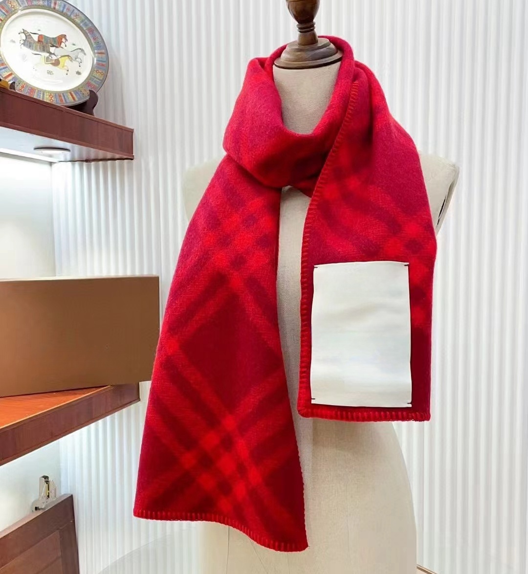 Sophisticated 2024 Cashmere Scarf Perfect Holiday Gift with Deluxe Packaging (180x30cm)