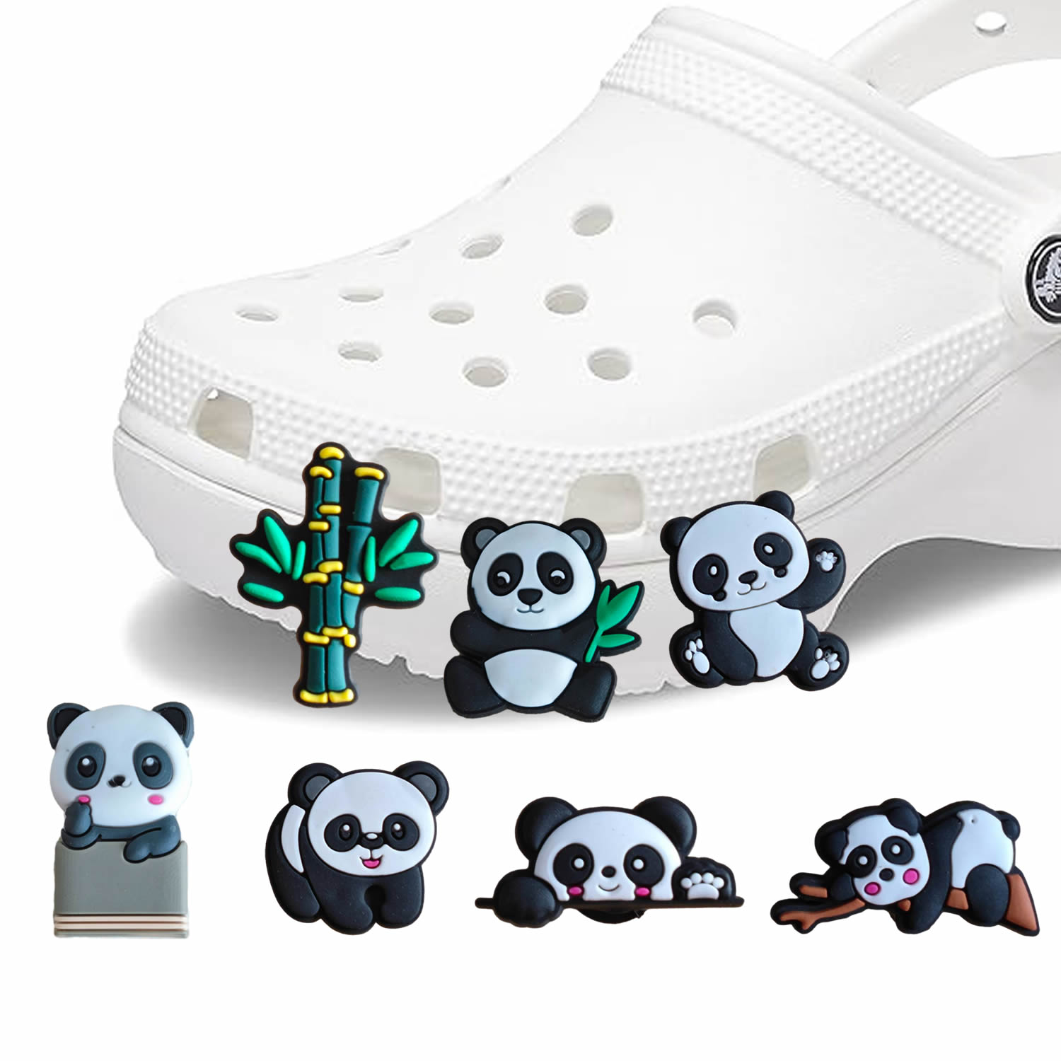 Shoe Parts Christmas Animal Themed PVC Shoe Charms for Shoes Wristbands Sandals Ideal Party Favor Gift for Kid Boy Girl Women And Men Cartoon