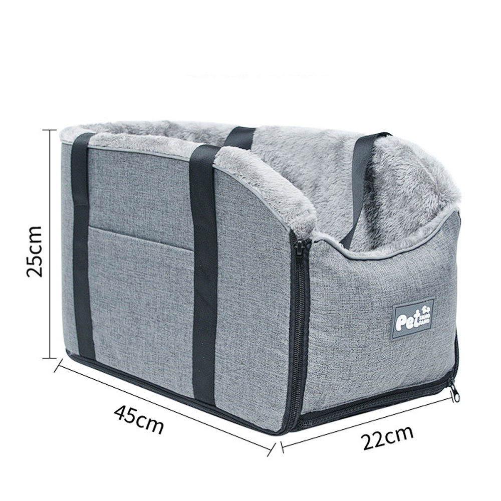 Pet car cat kennel car central control package cat nest car cushion seat pet out handbag suitable for small and medium-sized pet