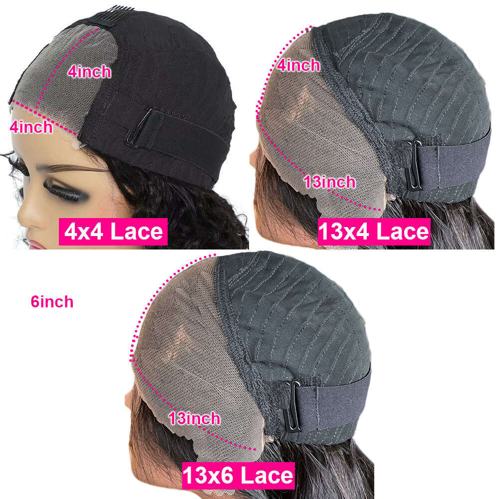 30 32 Inch Double Drawn Glueless Pre Plucked 13X6 Hd Frontal Wig Transparent Lace Human Hair Wigs For Women