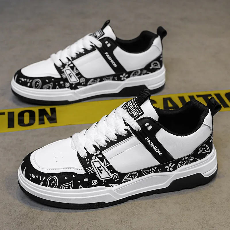 Men Fashion Casual Shoes New Breathable Athleisure Comfortable Shoes Trendy Versatile White Shoes Blue Free shipping
