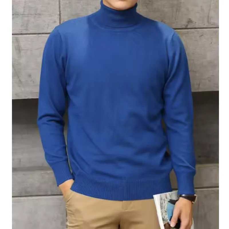 Cashmere turtle neck mens sweater autumn/winter 2024 hombre hiver pullover mens high neck sweater W2411111