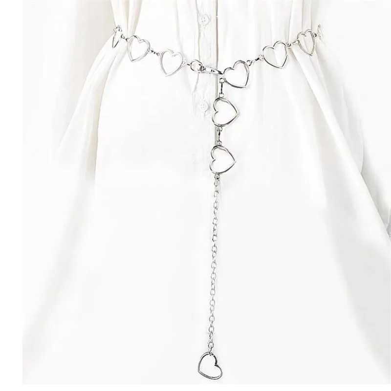 100cm waist belt pants classic waist chain love hollow girl suitable for hip-hop style fashionable slim belt fashionable X250410