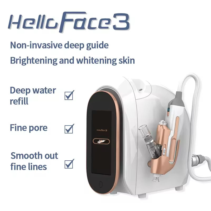 Hello Face 3 Anti Againg Wrinkle Removal Mesotherapy Oxygen Jet Peel Skin Peeling Oxygen Deep Cleansing Machine Skin Rejuvenation Machine For Salon Us