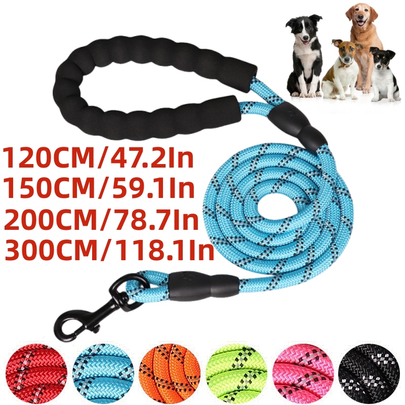 120/150/200/300CM Strong Leashes Soft Handle Reinforced Leash for Small Medium Large Dogs Big Dog Supplies