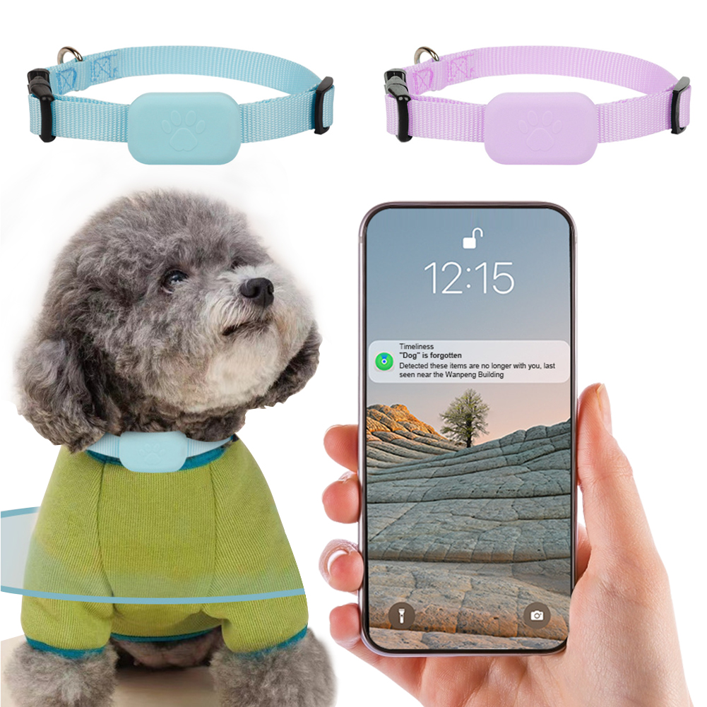 For iOS Mini GPS Tracker Battery Operated Animal Tracking Movement Alert Collar Pet Anti Lost Tracker for Cats Dogs