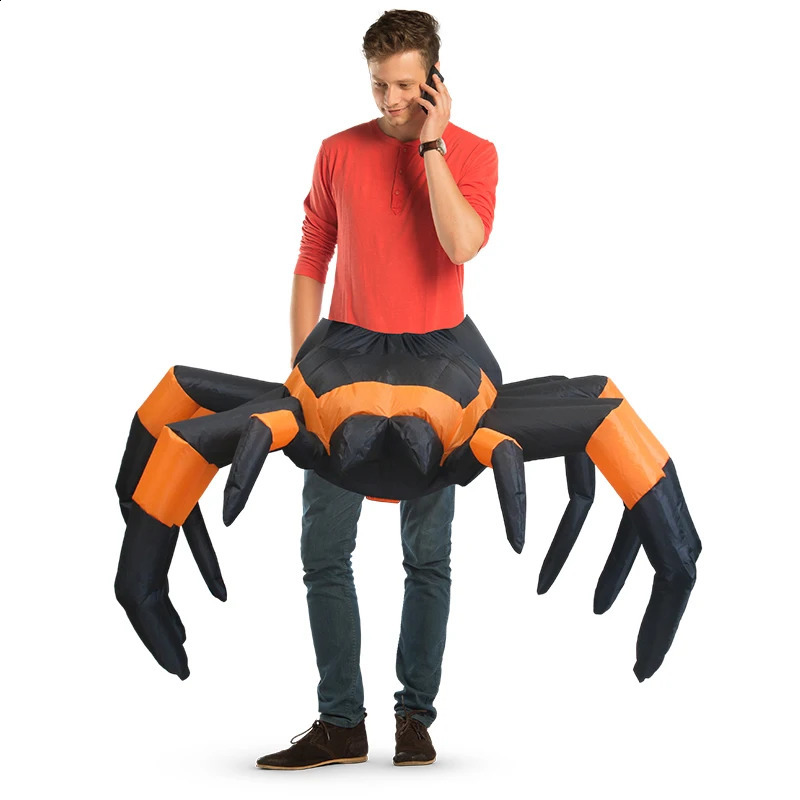 Spider Inflatable Costume for Adult Funny Air Blow Up Costumes Spider Costumes for Halloween Costume Parties 240911 - view 4