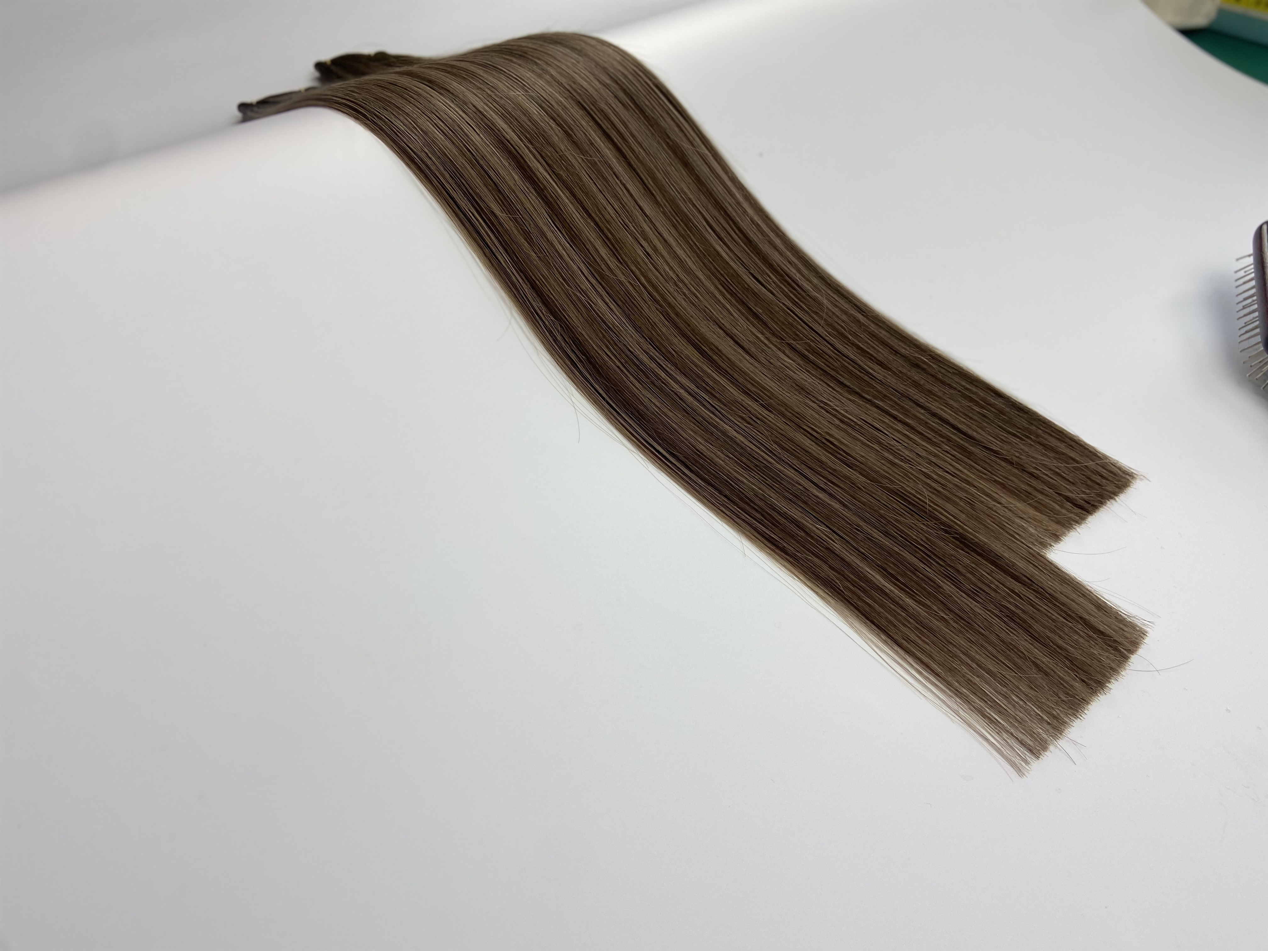 Balayage Genius weft Virgin Cuticle Russian Human Hair Invisible Mini Weft Hair Extensions 100g ,Lasting 16-18 months