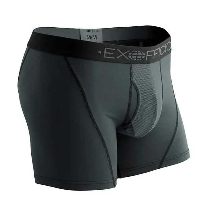 Exofficio Mens Boxing Short Underwear Sports Mesh 6-inch Mens Boxing Shorts Sexy Mens Quick Drying Lightweight Breathable US Size X2412071