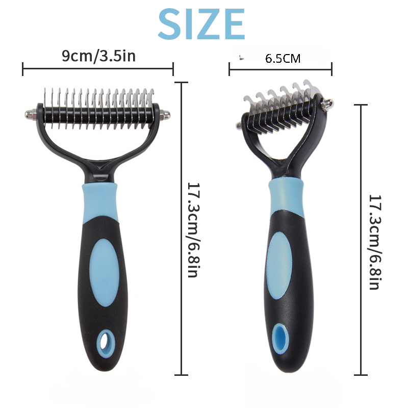For Long Hair Pet Dog Comb Hair Removal Comb Pet Grooming Brush Professional Removal Undercoat Pet Brush Rake Brush