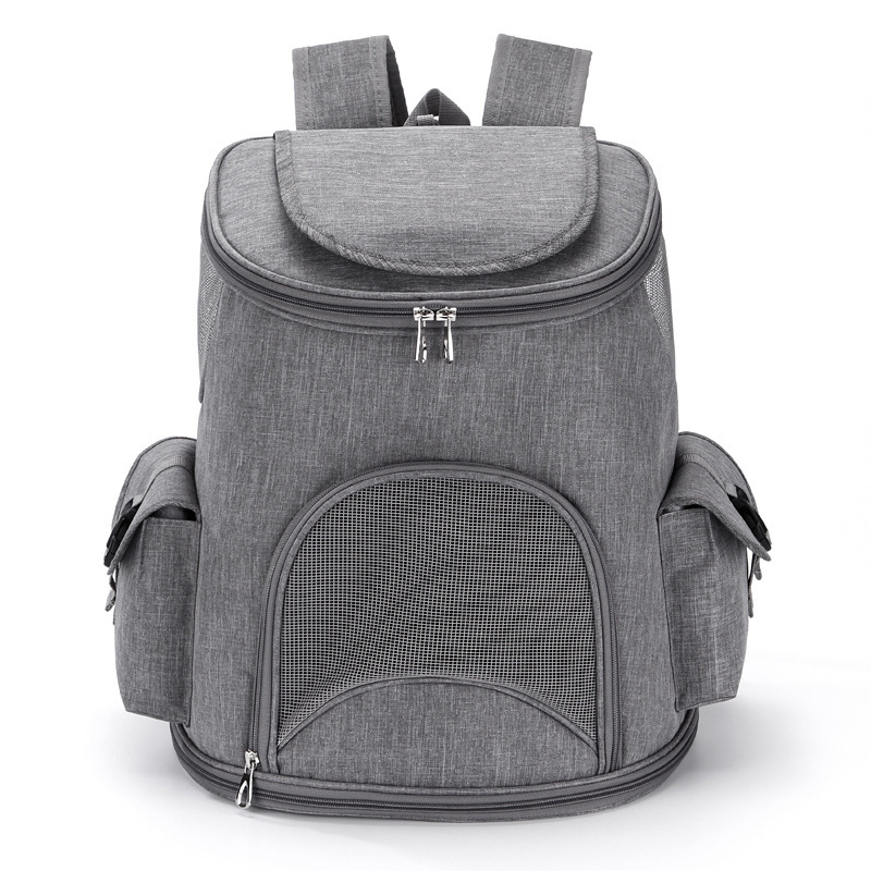 Halloween New pet backpack for dogs to go out portable folding pet bag for cats chest bag with double-sided side pockets cat bag