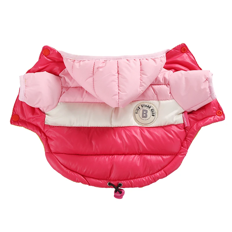 Dog Clothes for Small Medium Large Dogs Winter Warm Waterproof Down Jacket Puppy Hooded Coat Chihuahua French Bulldog Outfits