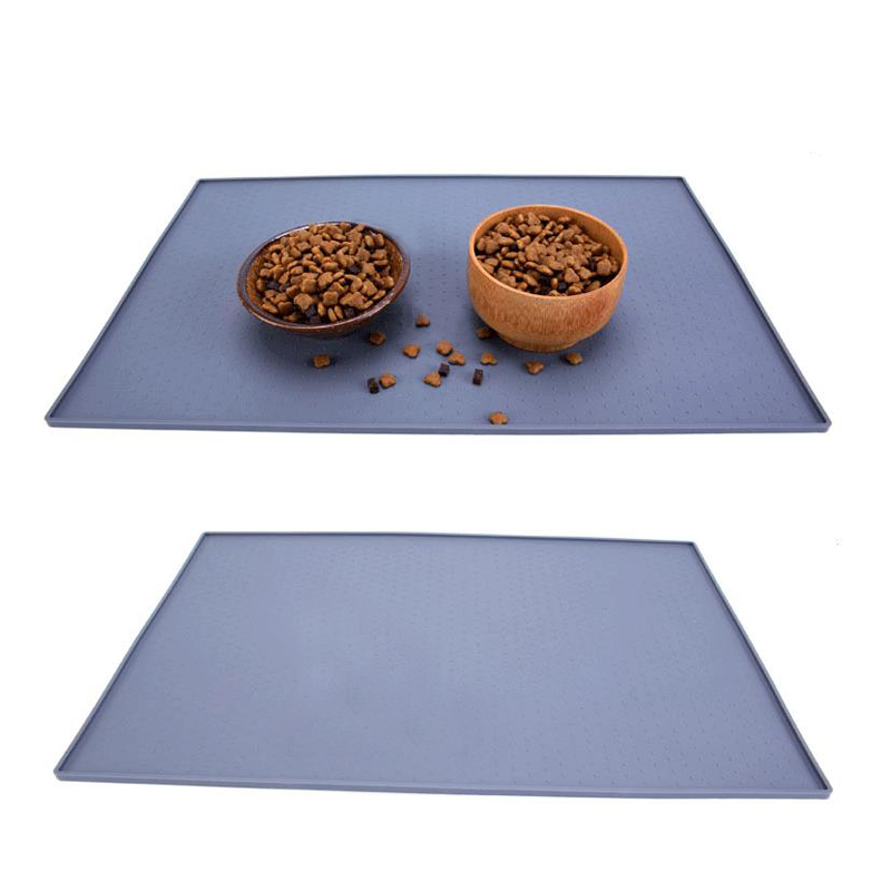 Silicone Pet Mat For Cat Pet Food Pad Bowl Drinking Mat Dog Feeding Placemat Easy Washing