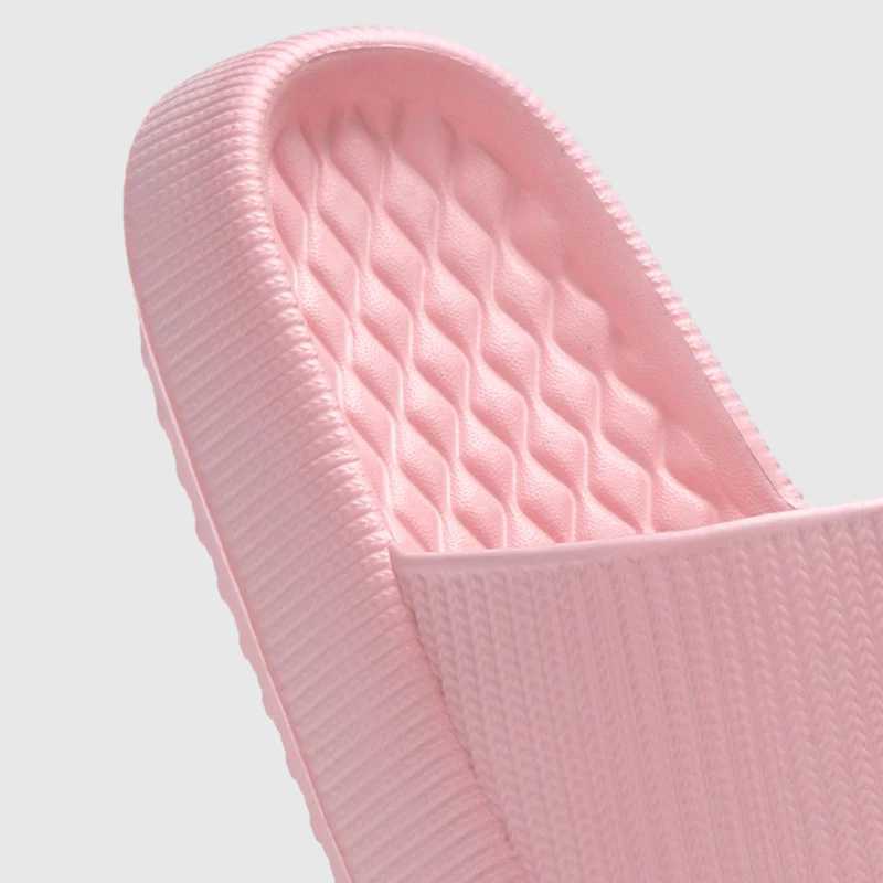 Lucyever 2024 Summer N-slip Soft Cloud Slippers Women Comfy Eva Thick Platform Slides Woman Couple Bathroom Home Flip Flops 45XJ250207