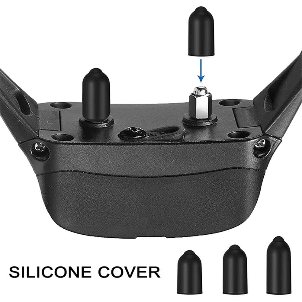 12pcs Rubber Tips Dog Shock Collar Accessories Replaceable Conductive Silicone Covers Fits Shock or Anti Bark Training Collars