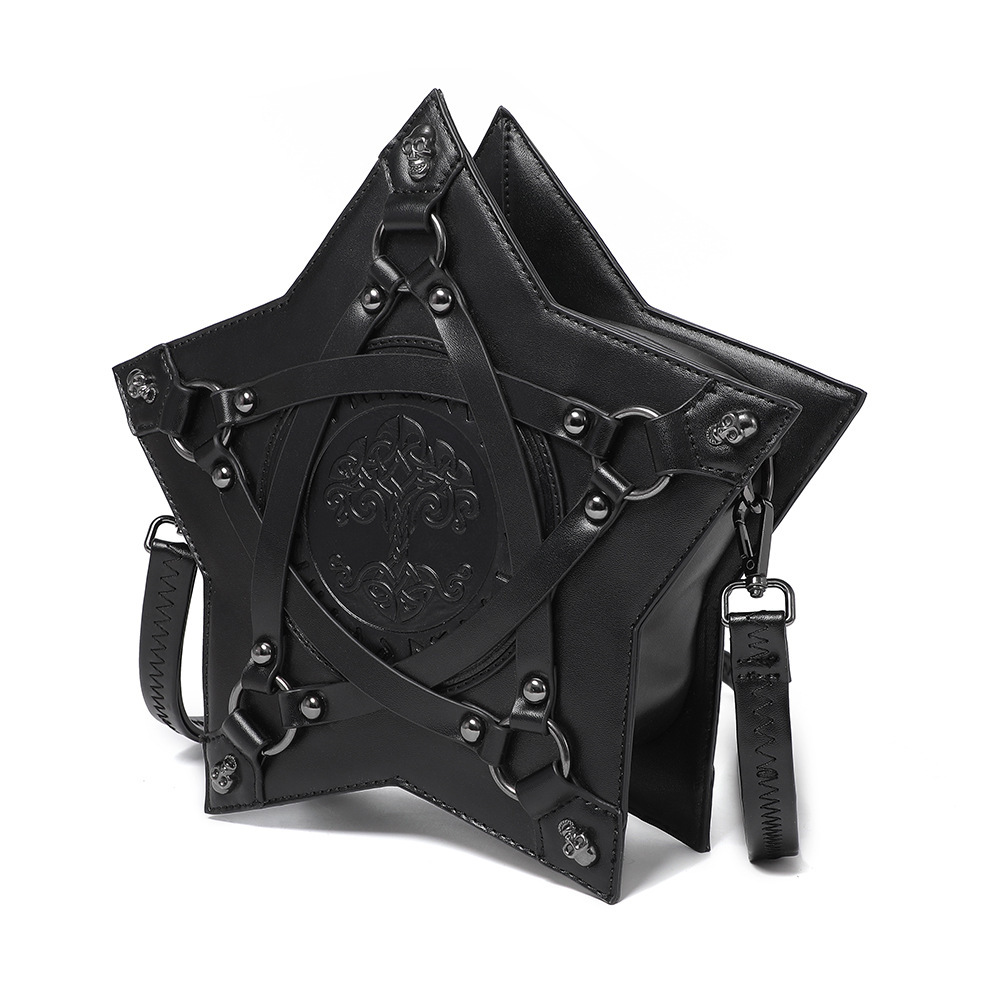 Halloween Foreign trade bag female Gothic emed small ladies backpack New Europe single shoulder oblique span