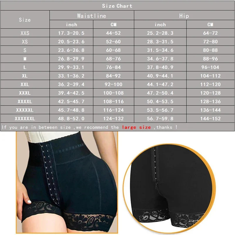 Butt Lifter Tummy Control Panties Fajas Colombianas BBL Short Hip Enhancer Shapewear Flat Belly Sheath Waist Trainer Body Shaper 240907