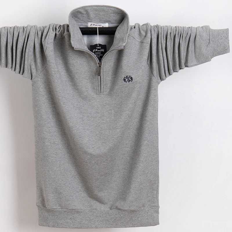 Mens Polo Shirts Long Sleeve Casual Workout Polo Shirt Soild Color Mock Neck Golf Shirts Zip Collared Pullover Top for MenX240912
