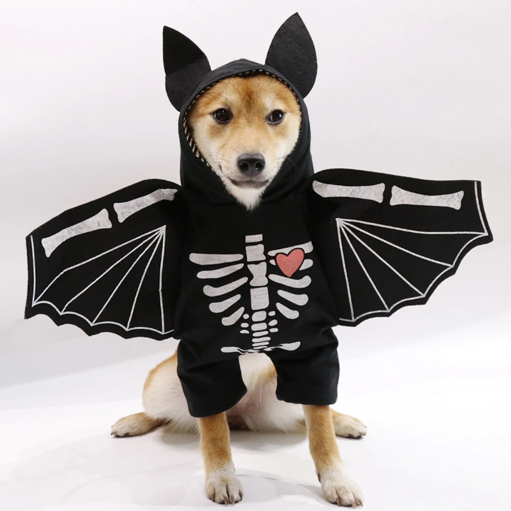 Deadly Doll Dog Costume Funny Party Cosplay Novelty Cat Dog Clothes for Halloween Christmas Cute Scary and Spooky Pet Costume
