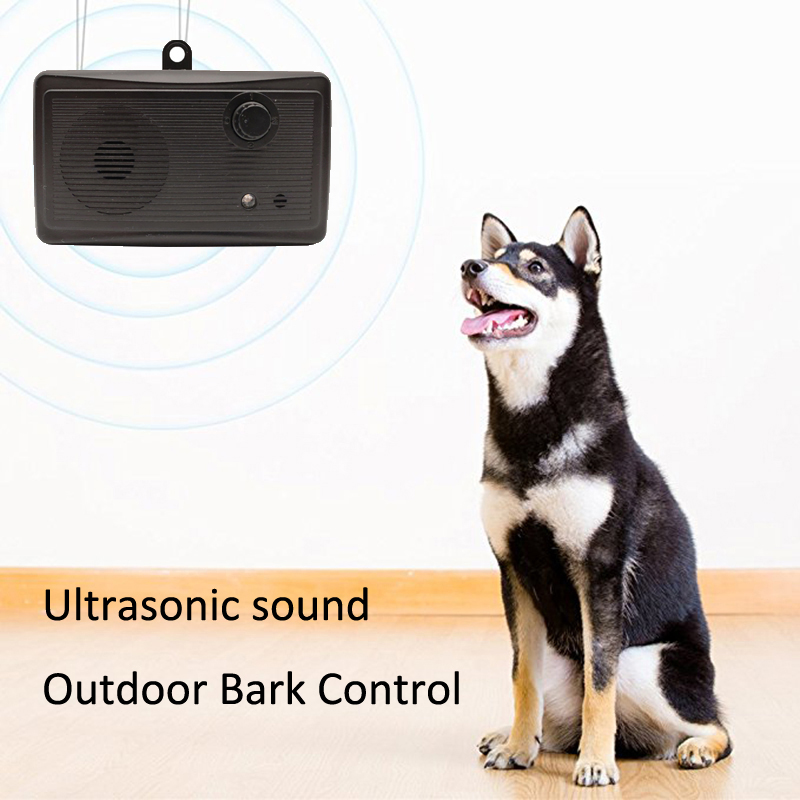 JANPET Outdoor Ultrasound Repeller Anti Barking Dogs Trainings Dog Repeller Pet Control Sonic Stop Bark up to 50 Feet