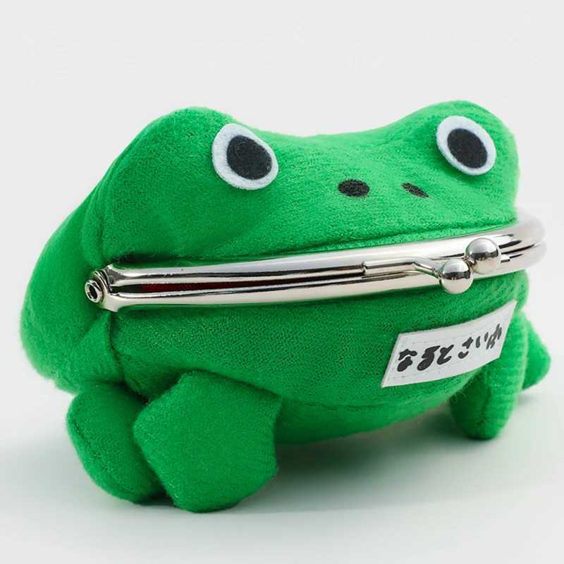 Trending Products Adorable Anime Frog Wallet Coin Purse Key Chain Cute Plush Frog Carto Cosplay Purse for Women Bag AccessorieXJ241111