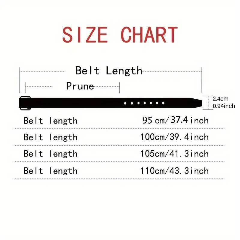 1 piece of womens retro with alloy buckle fashion belt casual jeans belt high-end pants belt W240912