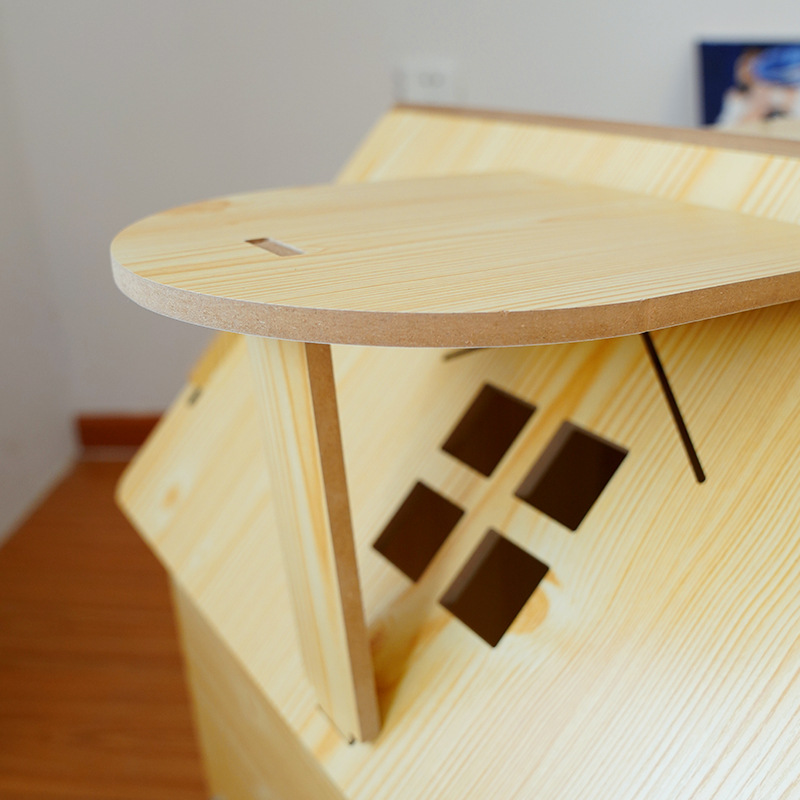 Indoor Pet Cat Dog House Hot Selling Wooden Factory Wholesale Collapsible Folding Custom Logo Carton Box Customized Sustainable
