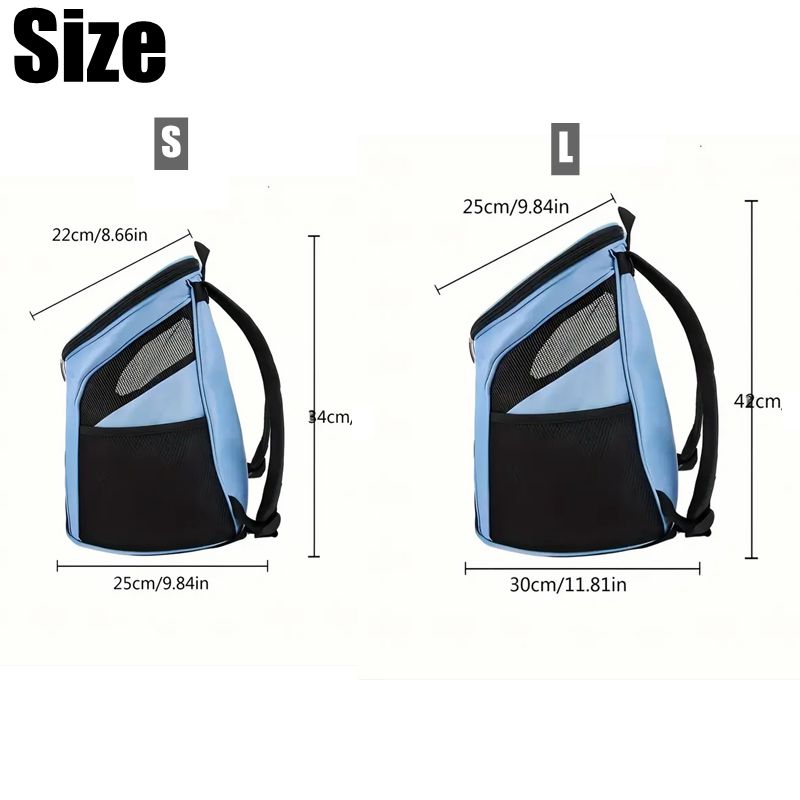 Pet Carrier Backpack for Walking, Hiking Breathable Backpack Cat Bag for Traver Transport